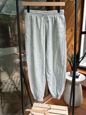 H&M Light Gray Basic Sweatpants